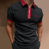 Men's Lapel Casual Polo Shirt 93264236L