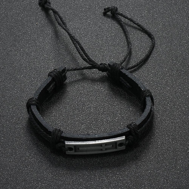 Men's Vintage Leather Bracelet 28932260YM