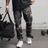 Men's Quick-drying Camouflage Loose Overalls 35325291YM