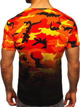 Men's Camouflage Round Neck Short Sleeve T-Shirt 21832744YM