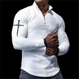 MEN'S CASUAL SOLID COLOR LONG SLEEVE TOPS 60556918YM