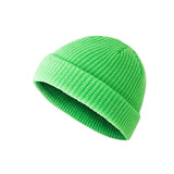 Hip Hop Knitted Hat Warm Wool Melon Skin Hat 03249162L