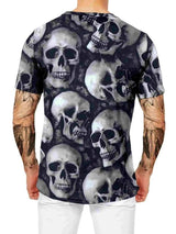 Men's Printed Casual Short-sleeved T-shirt 93089661YM