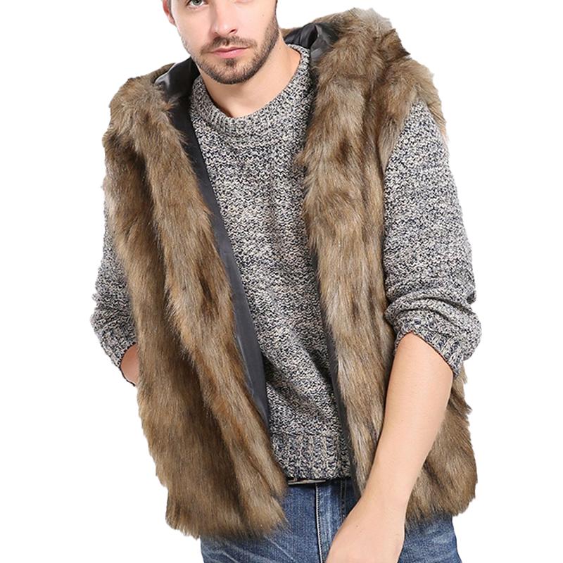 Men's Faux Fur Vest 44162999YM