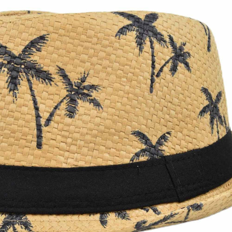 Men's Casual Beach Straw Jazz Hat 13637735YM