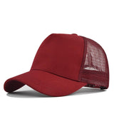 Men's Breathable Solid Color Baseball Cap 22022549YM