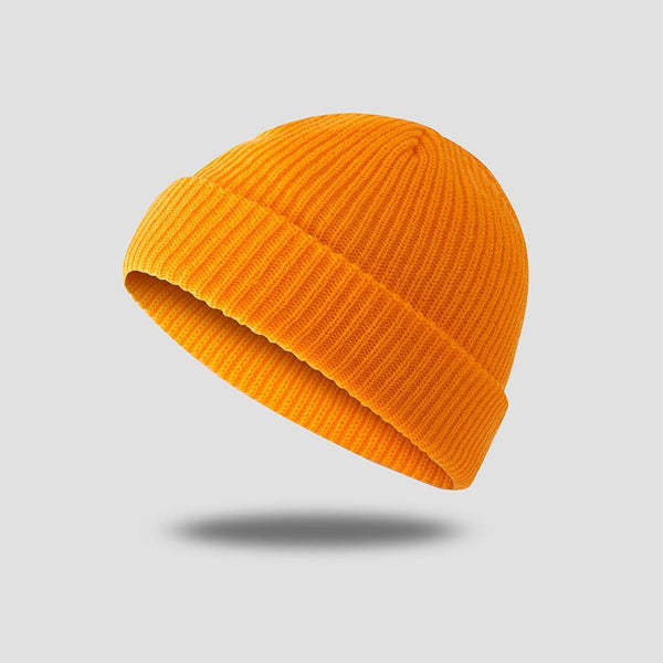 Hip Hop Knitted Hat Warm Wool Melon Skin Hat 03249162L