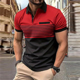 Men's Fashion Short Sleeve POLO Shirt 23382379YM