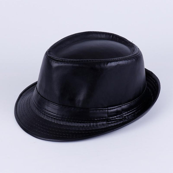 Men's Vintage Leather Jazz Hat 22529044L