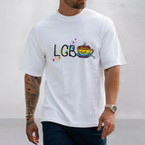 Unisex LGBT Print Casual T-shirt 12253929YY