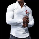 MEN'S CASUAL SOLID COLOR LONG SLEEVE TOPS 55519505YM