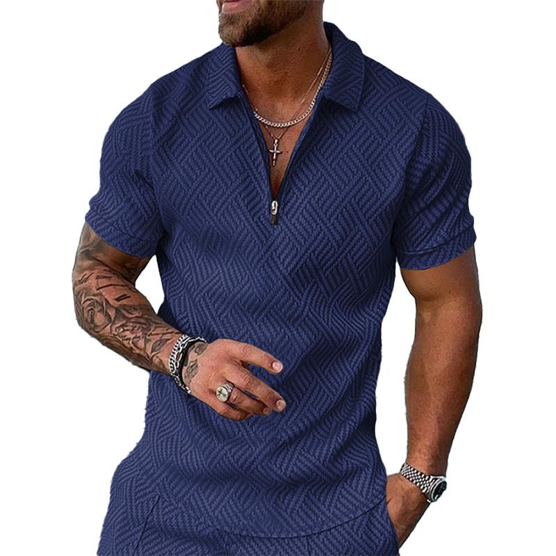 Men's Casual Short-sleeved POLO Shirt 10259963YM