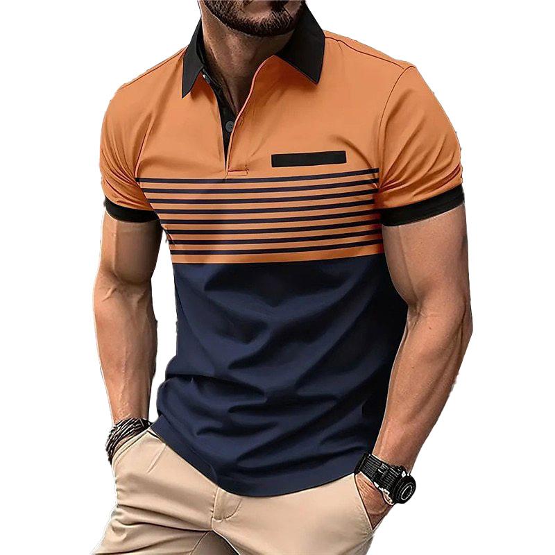 Men's Fashion Short Sleeve POLO Shirt 23382379YM