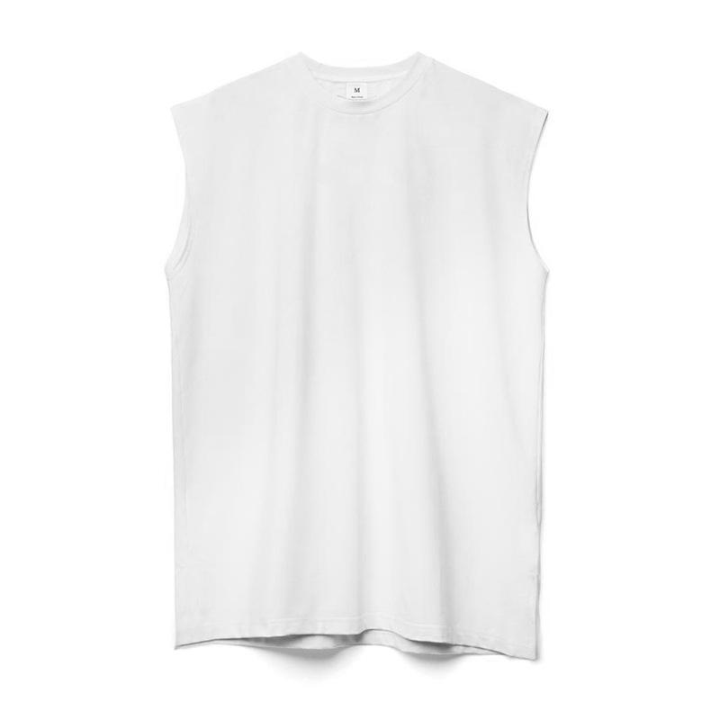 Men's Quick-drying Round Neck Casual Sports Sleeveless T-shirt 59019314L