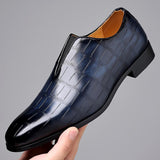Men's Textured Casual Leather Shoes 69216372L