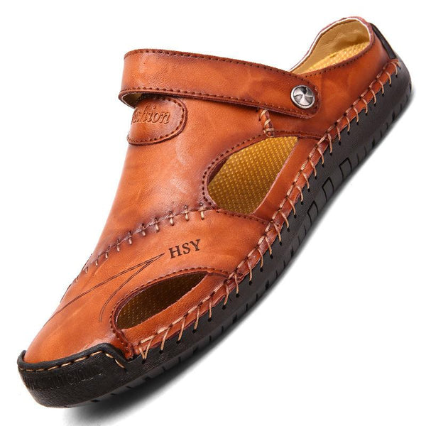Men's Genuine Leather Beach Sandals 67807997YM