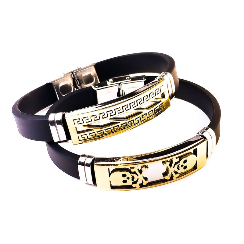 Men‘s Designer Titanium Steel Bracelet 78313621L