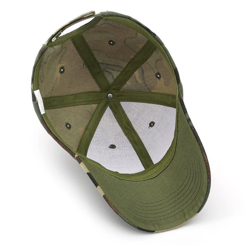 Men's Camouflage Baseball Cap Outdoor Sun Visor Peaked Cap 28364510L