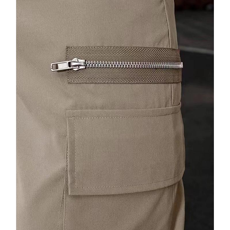Men's Casual Sports Zipper Decorative Overalls 62420002YM