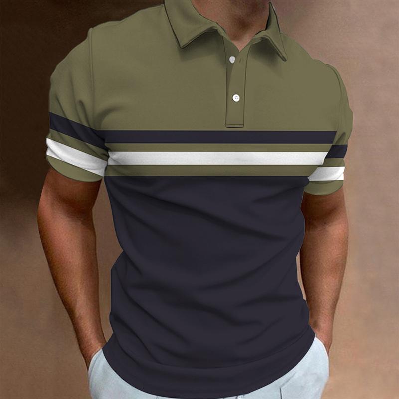 Men's New Short-sleeved POLO Shirt 13010132YM