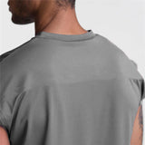 Men's Quick-drying Round Neck Casual Sports Sleeveless T-shirt 59019314L