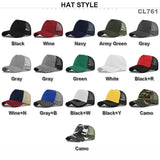 Men's Breathable Solid Color Baseball Cap 22022549YM