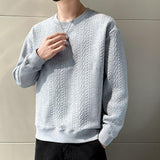 Men's Textured Bottoming Shirt Long Sleeve Sweatshirt 88862981L