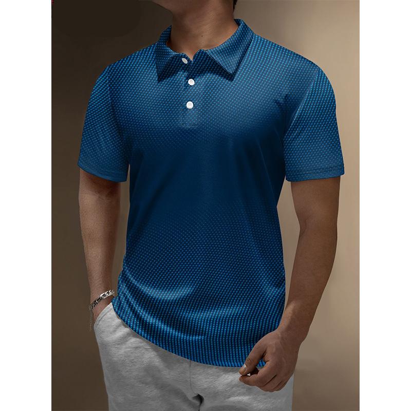 Men's Lapel Casual Short Sleeve POLO 41406939YM