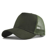 Men's Breathable Solid Color Baseball Cap 22022549YM