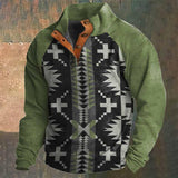 Men's Fashion 3d Printed Loose Buckle Sweatshirt 29119507YY