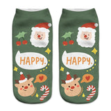 Christmas Pattern Boat Socks 05995953YM