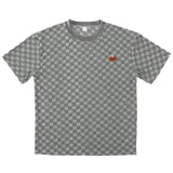 Men's Plaid Trendy Short-sleeved T-shirt Shorts Casual Sports Set 08962460L