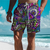 Men's 3D Printed Hawaii Beach Shorts 51176844YY