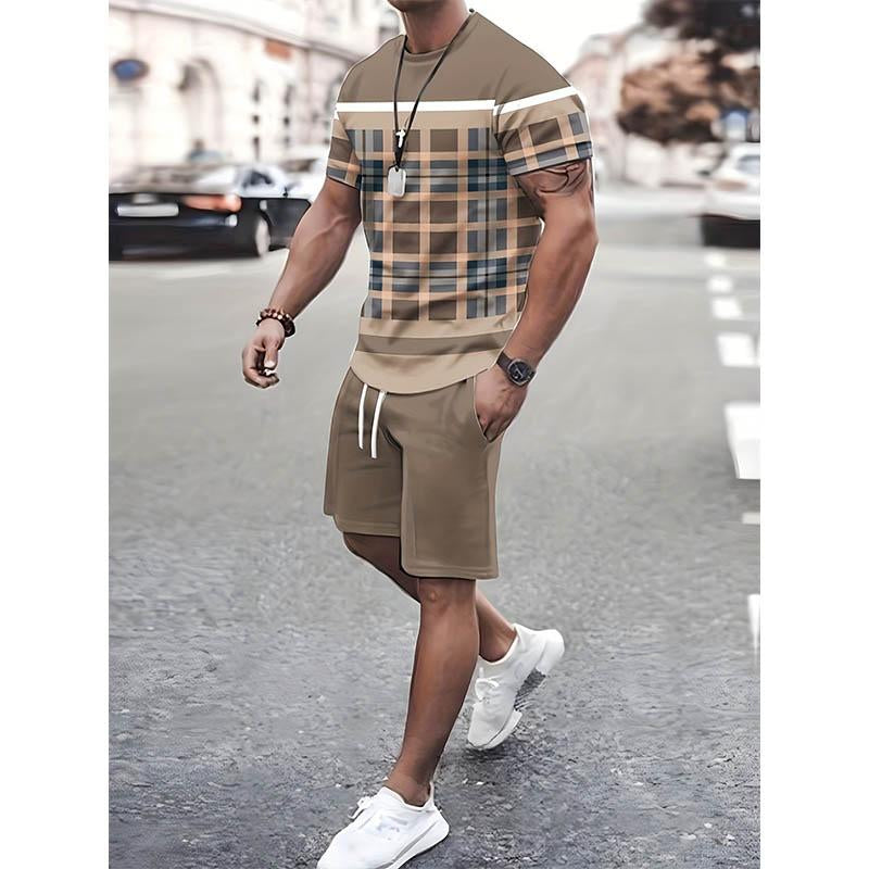 Men's Casual Printed 2 Piece Casual Sets 57737096YY