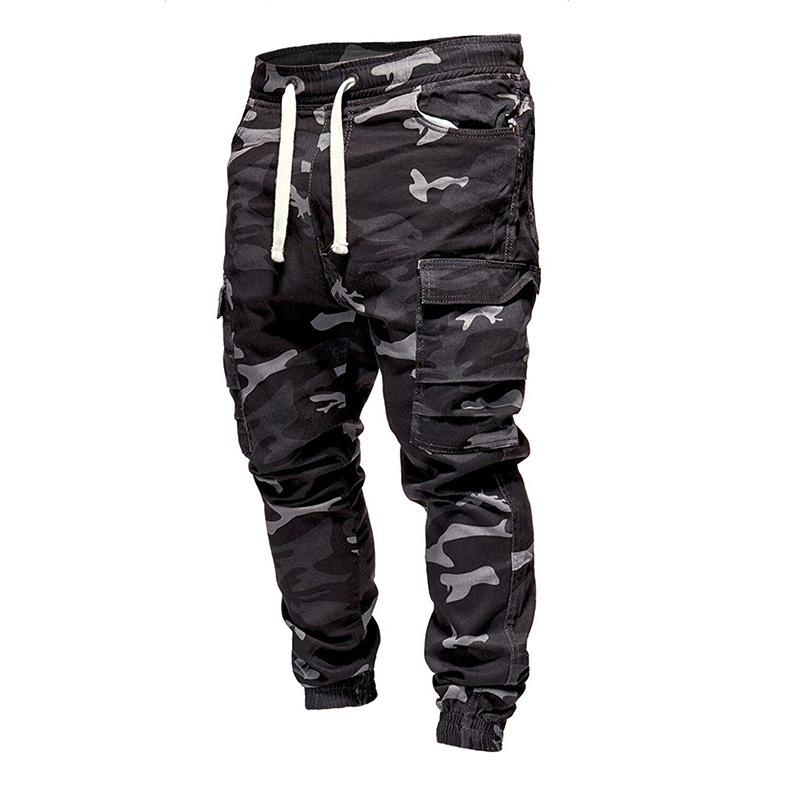 Men's Camouflage Lace Casual Sports Cargo Pants 07351394L