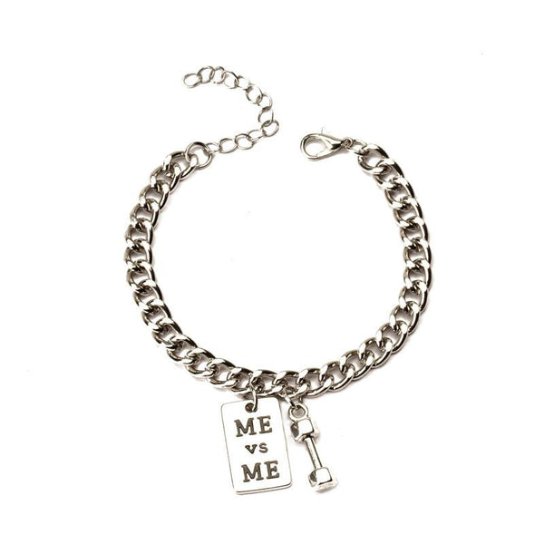 Couple YOU and ME Dumbbell Square Bracelet 20106663YM