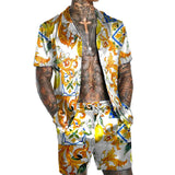 Men's Short Sleeve Shirt Beach Suit 05480525YM