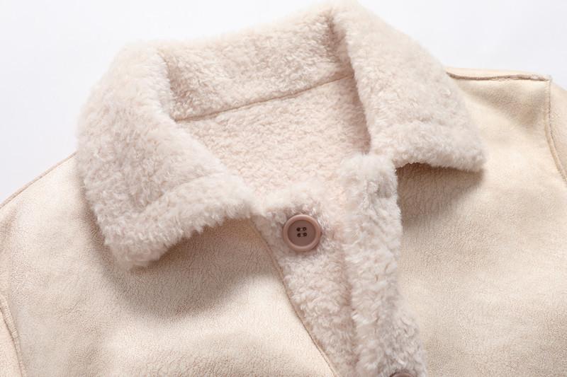 Men's Casual Fleece Fur Coat 73188244YM