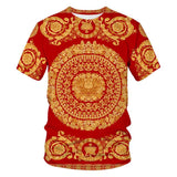 Men's Vintage Print Short Sleeve T-Shirt 37540091L