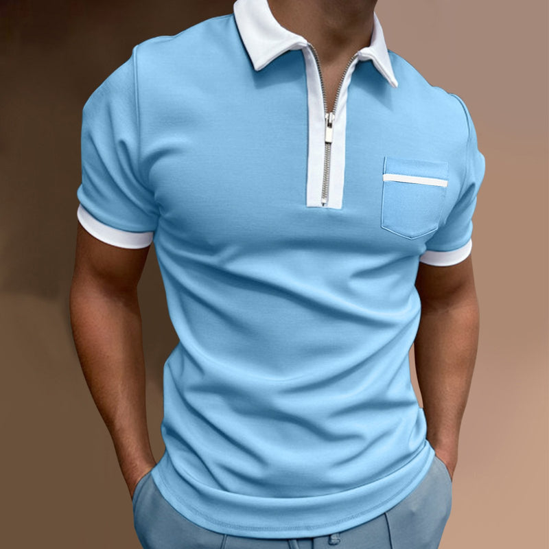 Men's Lapel Casual Polo Shirt 93264236L