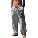 Men's Casual Simple Printed Trousers 16887305YM