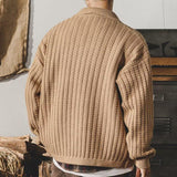Men's Thickened Casual Long Sleeve Sweater 93686323YM
