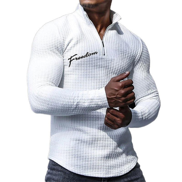 MEN'S CASUAL SOLID COLOR LONG SLEEVE TOPS 44554860YM