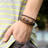 Men's Multi-layered Leather Bracelet 5399221YM