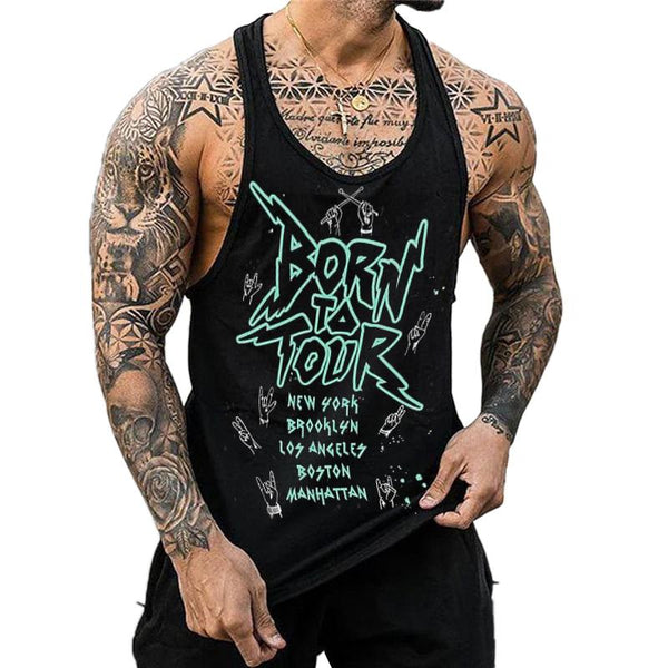 Men's BORN TO TOUR Muscle Casual Fit Tank 92558461YY