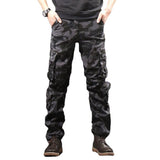 Men's Outdoor Multi-bag Overalls Wear-resistant Cotton Casual Work Pants 30899677L