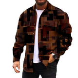 Men's Fashionable Casual Corduroy Jacket 68581772YM