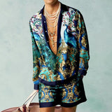 MEN'S SHIRT SHORTS SUIT  62138733YM