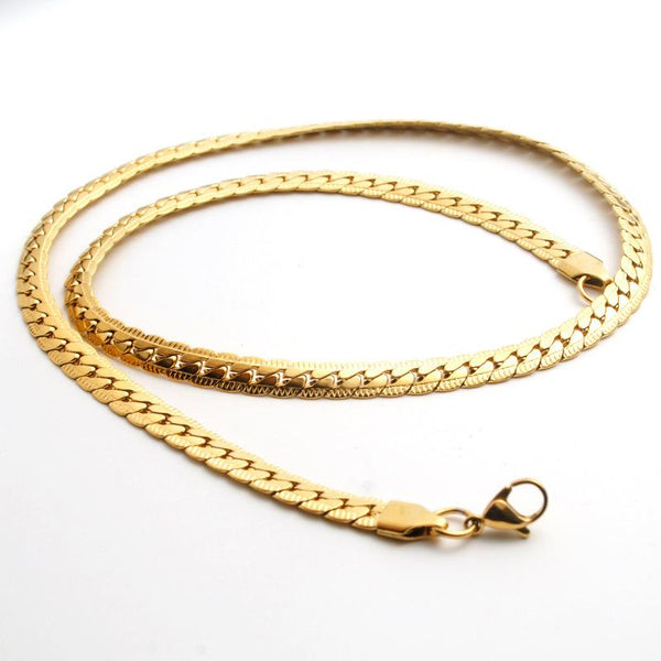 Men's Fashion Cuban Gold Necklace 85274999YM