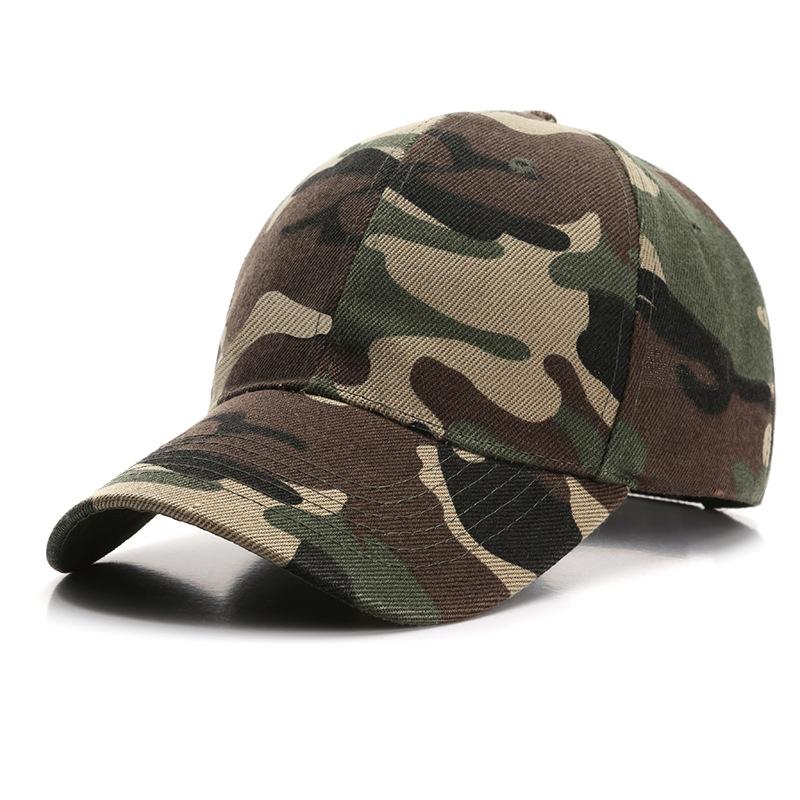 Men's Camouflage Baseball Cap Outdoor Sun Visor Peaked Cap 28364510L